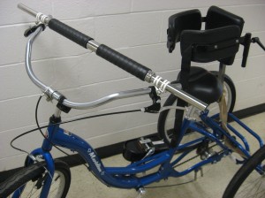 Figure 1a: the custom tricycle braking system